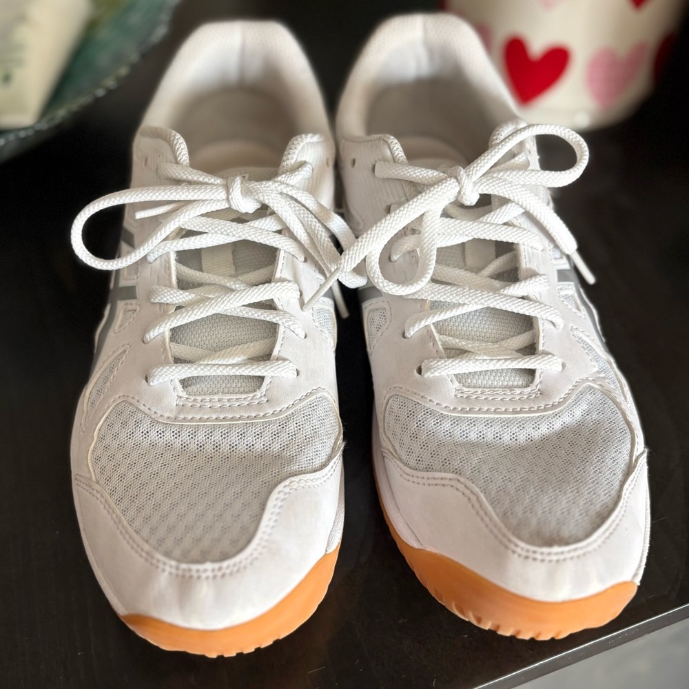 Asics White and Gray Sneakers